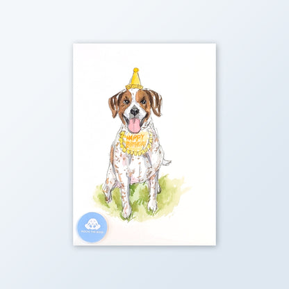 Special Bundle - Custom Watercolour Family & Pet Portraits (Original Hand-Painted Artwork)