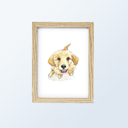 Special Bundle - Custom Watercolour Family & Pet Portraits (Original Hand-Painted Artwork)