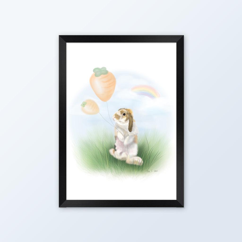 Custom Pet Portraits (Prints / Framed) - Mochi The Boss
