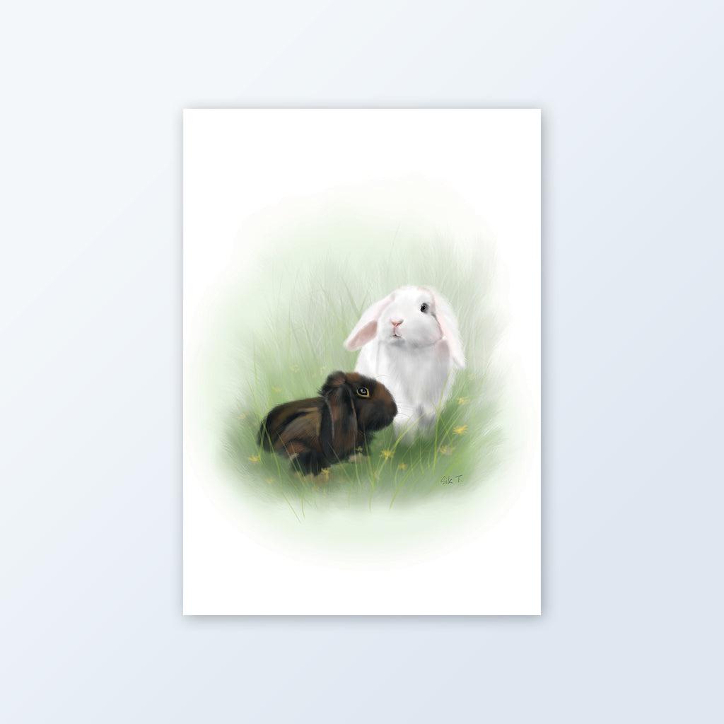Custom Pet Portraits (Prints / Framed) - Mochi The Boss